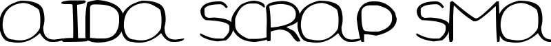 Aida Scrap Small Size Font