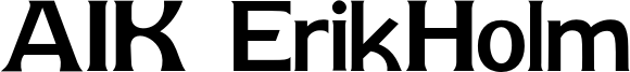 AIK ErikHolm Font