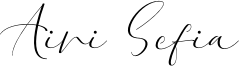 Aini Sefia Font