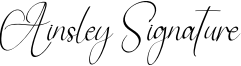 Ainsley Signature Font