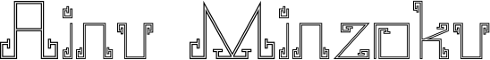 Ainu Minzoku Font