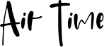 Air Time Font