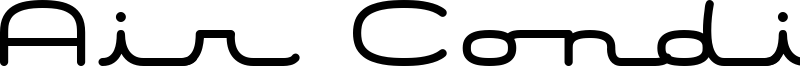 Air Conditioner Font