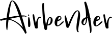Airbender Font