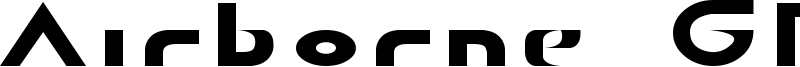Airborne GP Font