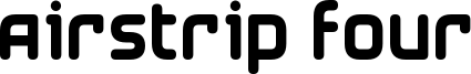 Airstrip Four Font