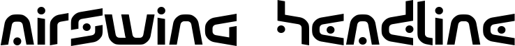 Airswing  Headline Font