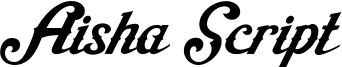 Aisha Script Font