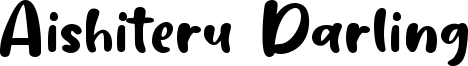 Aishiteru Darling Font