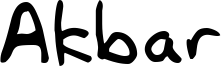 Akbar Font