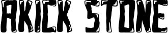 Akick Stone Font