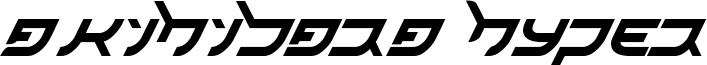 Akihibara Hyper Font