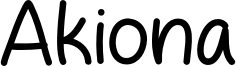 Akiona Font