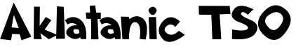 Aklatanic TSO Font