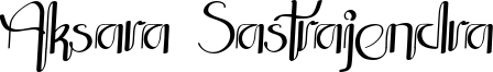 Aksara Sastrajendra Font