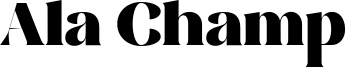 Ala Champ Font