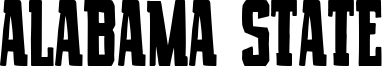 Alabama State Font