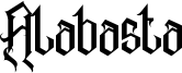 Alabasta Font