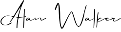 Alan Walker Font