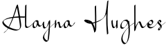 Alayna Hughes Font