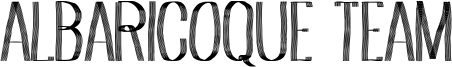 Albaricoque Team Font