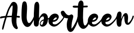 Alberteen.otf