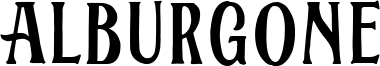 Alburgone Font