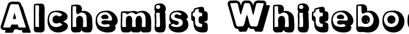 Alchemist Whiteboard Font