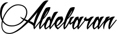 Aldebaran Font