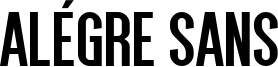 Alégre Sans Font