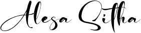 Alesa Sitha Font