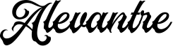 Alevantre Personal Use Only.ttf