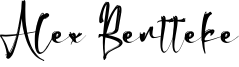 Alex Bentteke Font