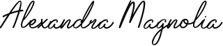 Alexandra Magnolia Font
