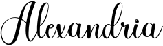Alexandria Font