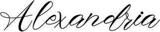 Alexandria Font