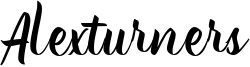 Alexturners Font