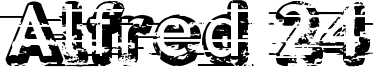 Alfred 24 Font