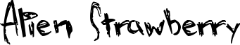 Alien Strawberry Font