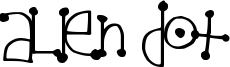 Alien Dot Font
