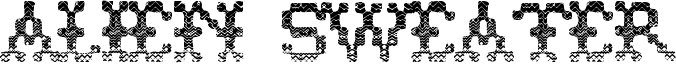 Alien Sweater Font