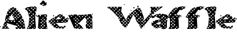 Alien Waffle Font
