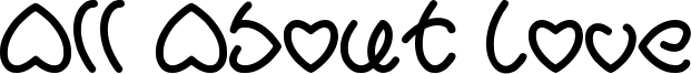 All About Love Font