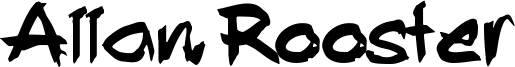 Allan Rooster Font