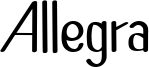 Allegra Font