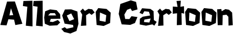 Allegro Cartoon Font