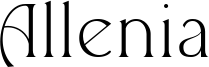 Allenia Font