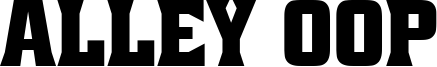Alley Oop Font