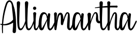 Alliamartha Font