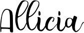 allicia.otf